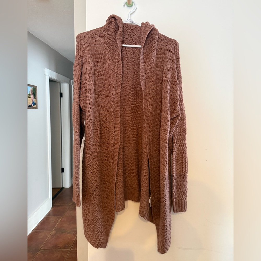 Cozy Mauve Knit Women's Sweater